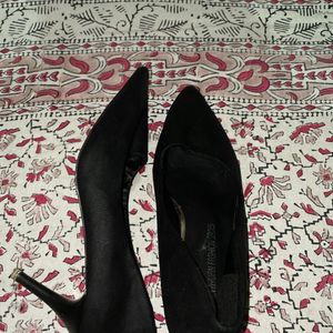 Black Pencil Heels