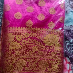 New Chanderi Silk Saree