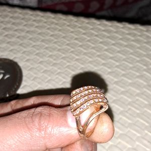 AD gold Polish Ring.