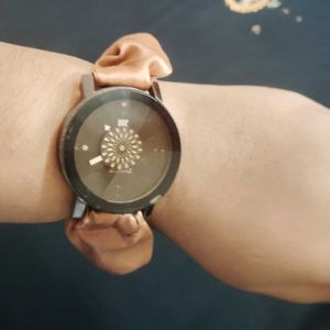 Lovely Scrunchie Wrist Watch