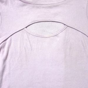 Cutout Lavender Top