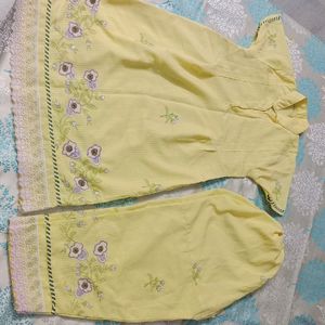 Stitched Suit For Girls With Full Work On Daman An