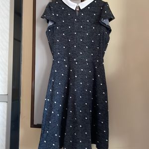 Polka Dot Knitwear Dress