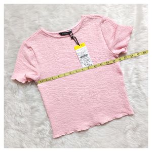 Zudio Xs New with Tag Rare Pink colour Crop Top