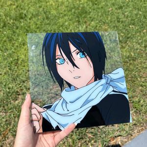 Yato Anime Glass Painting