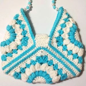 Ocean Breeze Crochet Purse