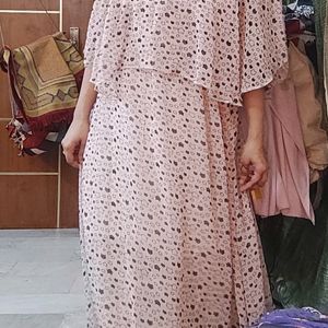 Diwali Offer..🥳Cat Print Long Dress