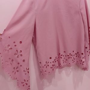 Pink Sleeved Top