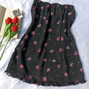 Y2k Mid Rise Floral Skirt