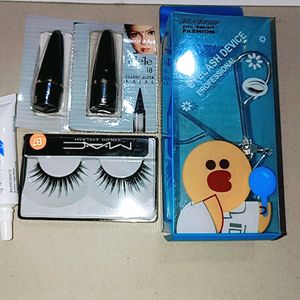 New MAC Eyelashes,Eye Lash Curler,,Glue