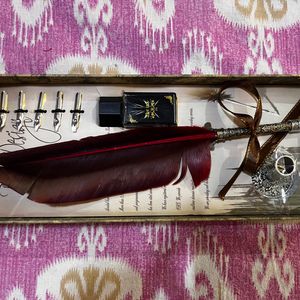 Antique Fountain Feather Pen