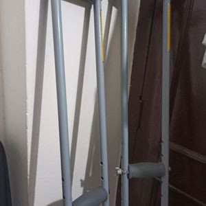 Crutches (Baisakhi) Adjustable Height, New Pair