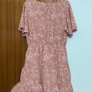 Urbanic Pink Floral Dress