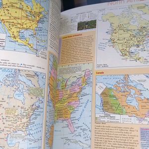 Atlas World Map Book