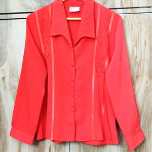 Red Colour Shirt Size-40