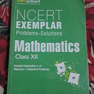 12th NCERT EXEMPLAR XII Maths Problem Solutions