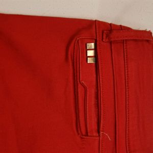 Red Women's Capree (Knee Length)