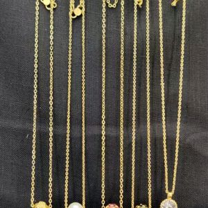 Micro Gold Plated Beautiful 5 Chains Set