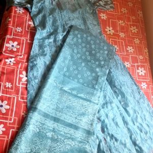 A Line kurta With Matching DUPATTA