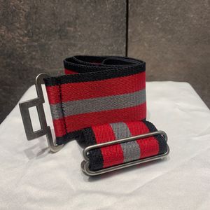 DKNY Striped Elastic Belt