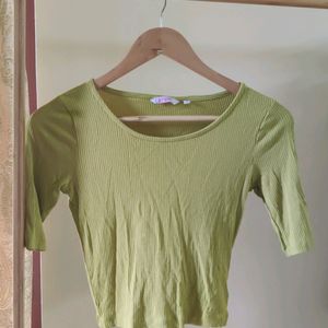 Parrot Green top With Size S