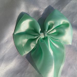 Satin Bow Clip