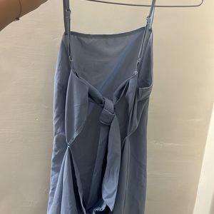 Backless Knot Slip dress