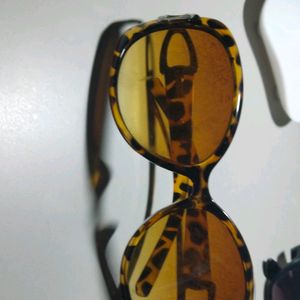 Leopard Print Sunglasses Uv400 Protection