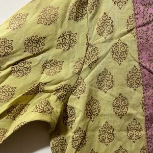 Mixed Lemon Yellow Kurtha