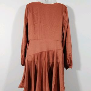 Kazo Peach Casual Dress (Women)