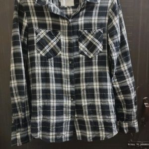 Black And White Check Shirt