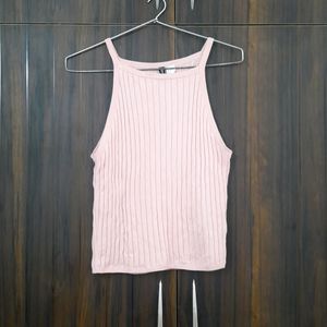 H&M BASIC SOLID DIVIDED TOP