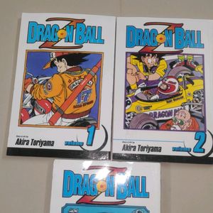 Dragon Ball Z Volume 1 2 3 Manga Comics