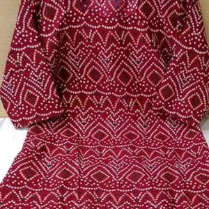 Very Low Price Brand New Bandej Kurti With Garara