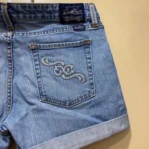 Light Blue Denim Short