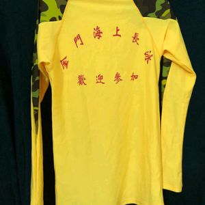 Yellow Long Sleeve T Shirt