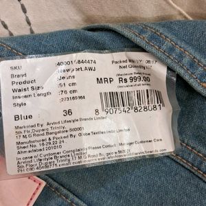NewPort Brand New Jeans Size 36 H1727