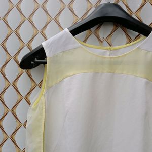 New White Yellow Top