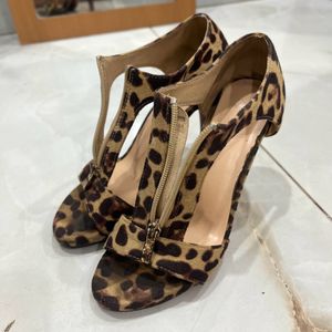 Animal Print Pencil Heel