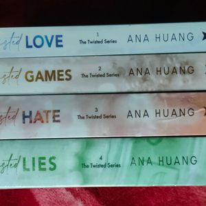 Twisted Bookset: Love,Hate,Games,Lies(NEW,4 Books)