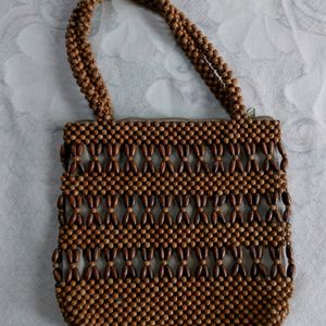 Beaded Brown Bag