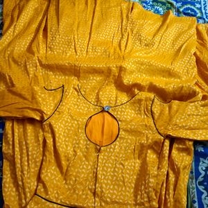 Yellow Desinger Frock