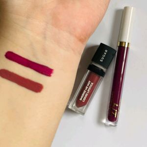 Combo Of 2 Lipsticks (Sugar & Myglamm)