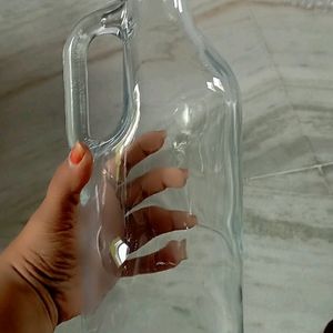 2pc Glass Bottle With Handel