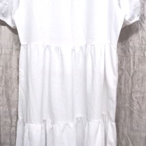 White Umbrella Gher Kurta