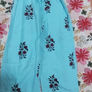 Kurta and Plazo Set Blue Color