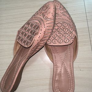 Pink Ethnic Slipper