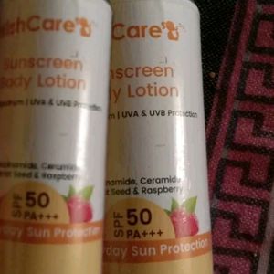 WishCare SPF50 Sunscreen Body Lotion