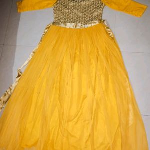 Beatiful Yellow Long Dress