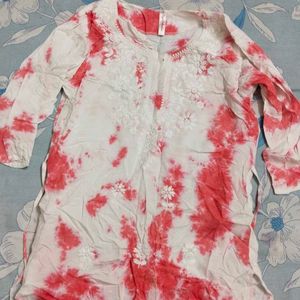 A Pretty Tye Dye Short Kurti